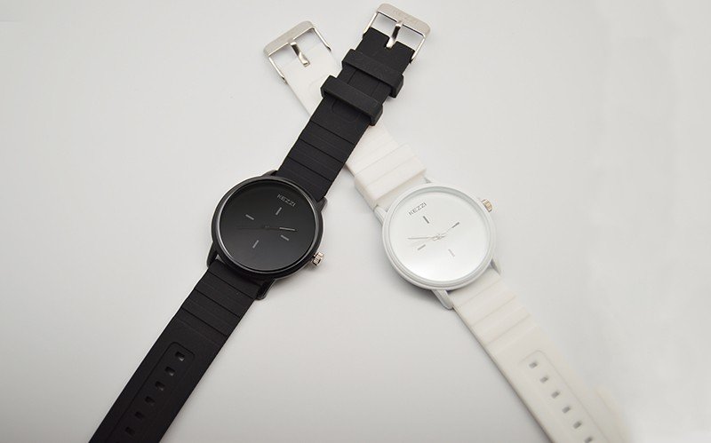 Casual Monochrome Women's Watches
