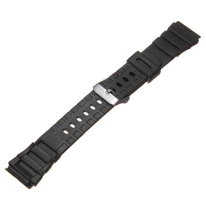 Silicone Black Watch Strap