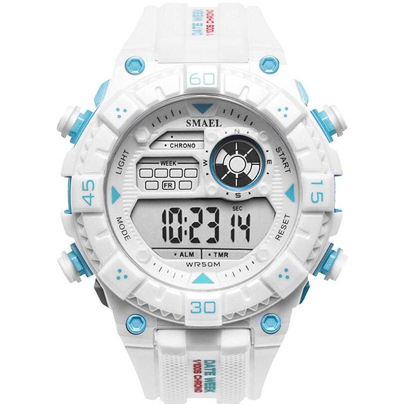 White Sport Waterproof Wristwatch